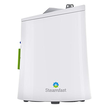 White appliance with Steamfast logo on a white background
