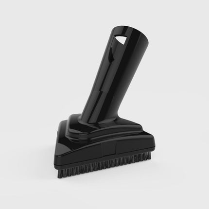 Black rubber triangle head on a white background