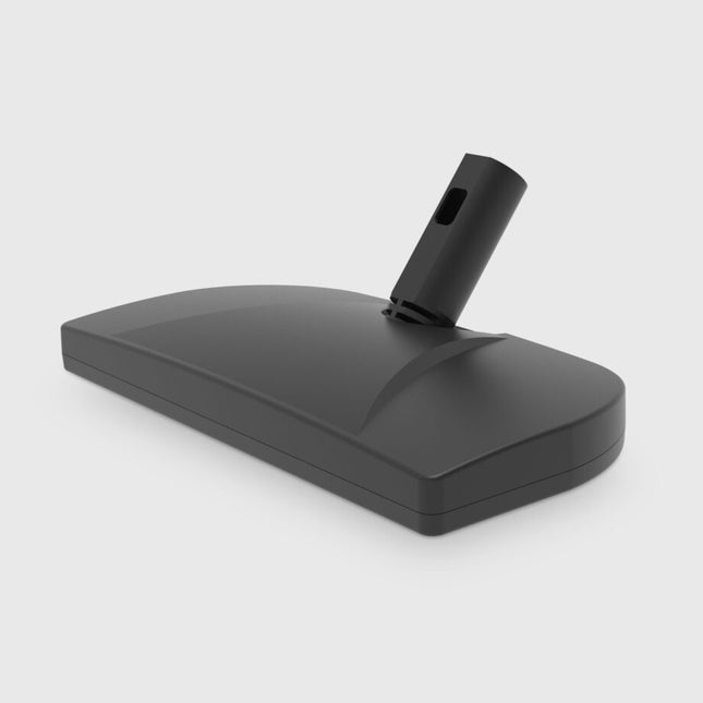 Black steamer head on a white background