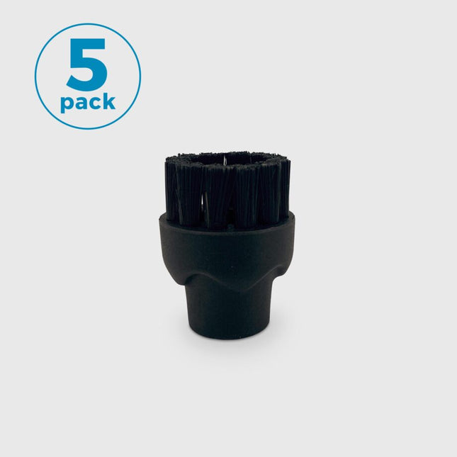 Black brush attachment with '5 pack' label on a white background