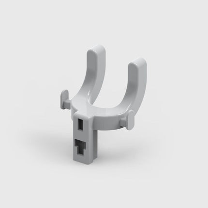 Gray bracket on a white background