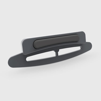 Gray steam accessory on a white background