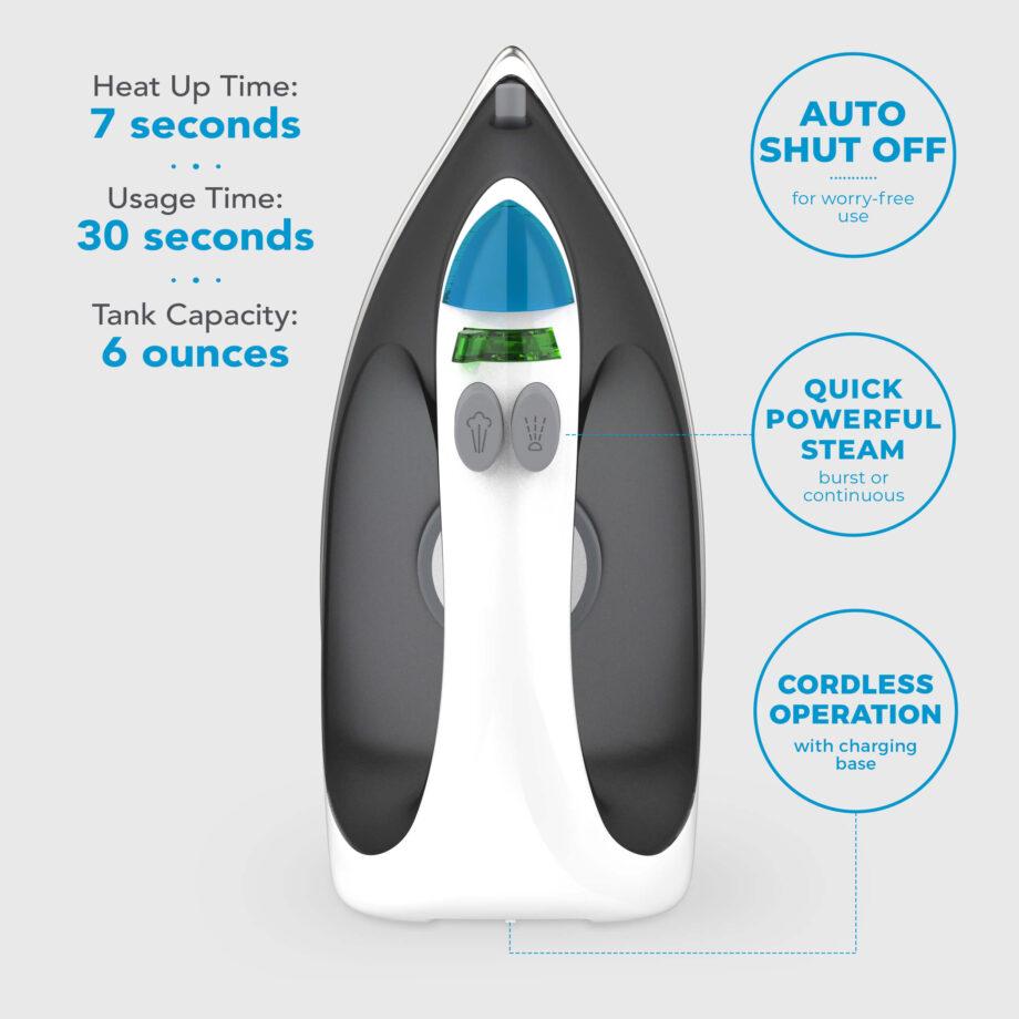 SF-760 Cordless Steam Iron Features