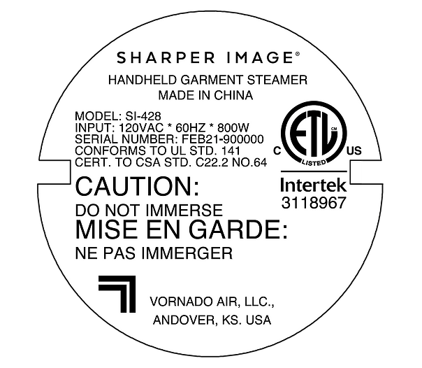 SI-428 Label Example